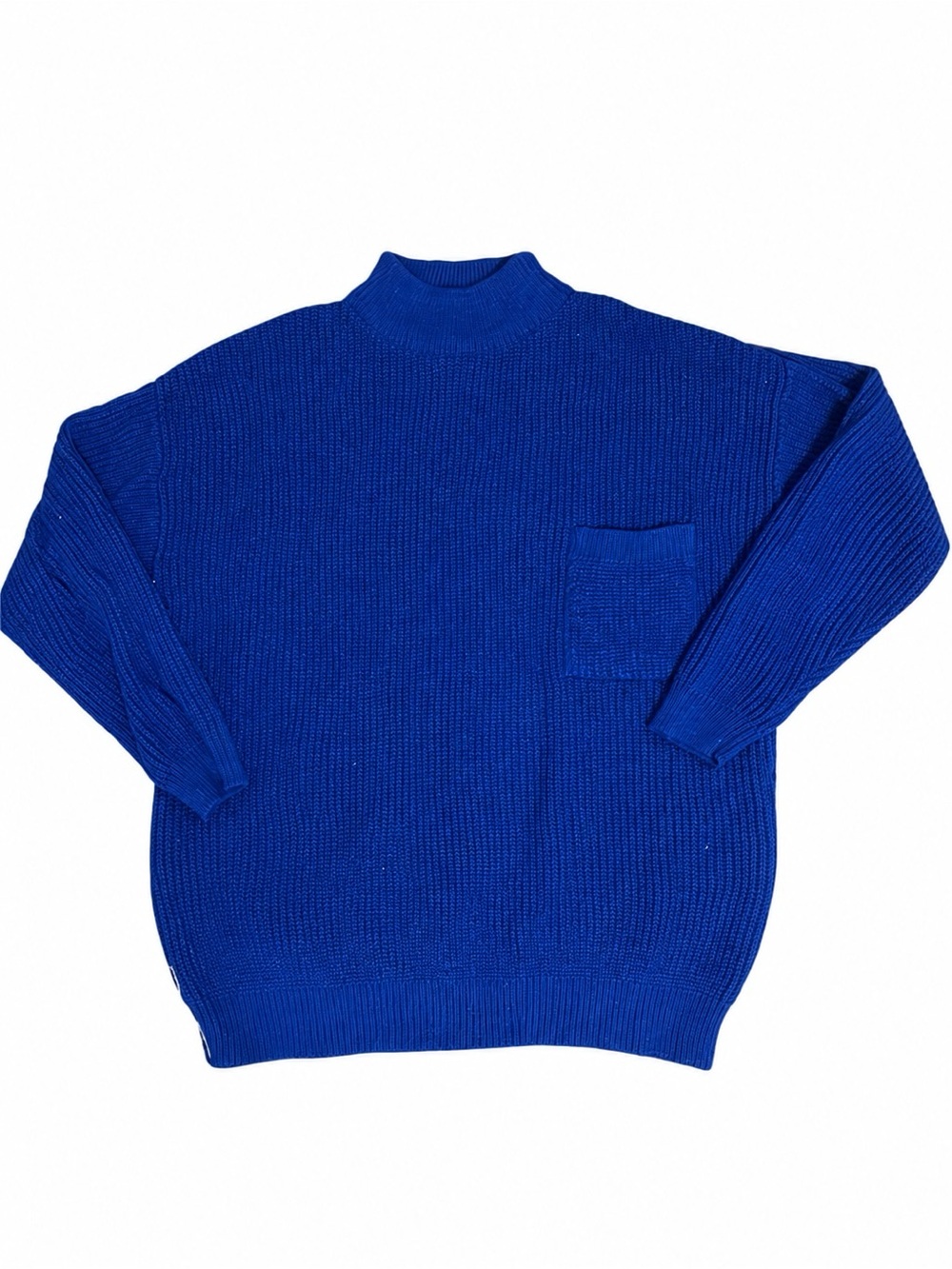 Vintage A. Milano Royal Blue Knit Sweater Size S
